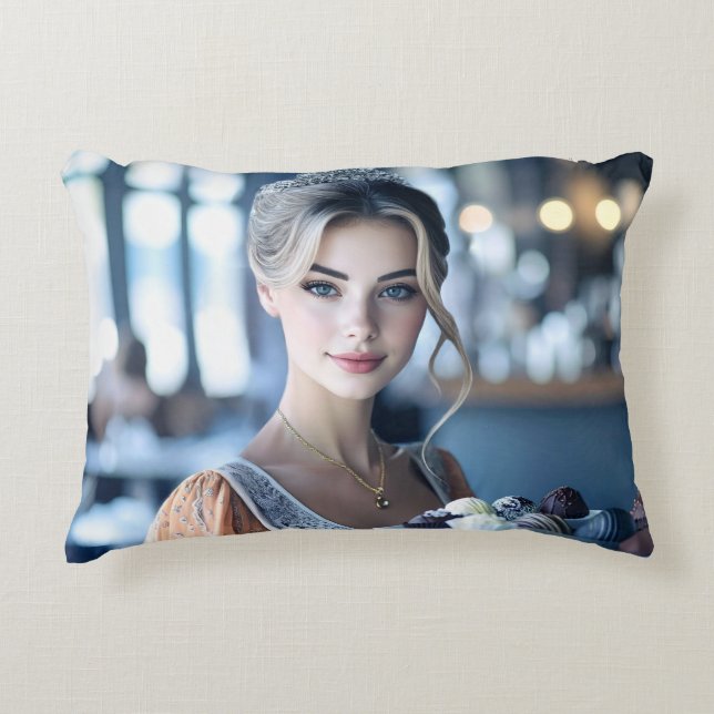 AUSTRIA - I LOVE AUSTRIA - PRALINES ACCENT PILLOW (Front)