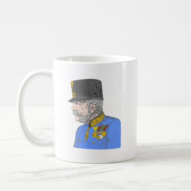 Austria Kaiser Habsburg Franz Joseph  Coffee Mug (Left)