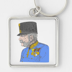 Austria Kaiser Habsburg Franz Joseph Keychain
