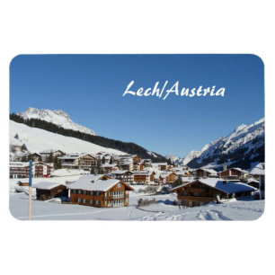 Austria, Lech am Arlberg Souvenir Magnet