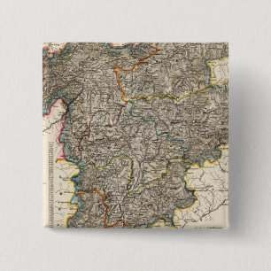 Austria, Liechtenstein 2 Inch Square Button