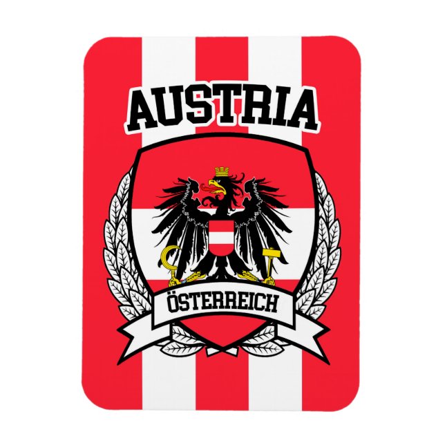 Austria Magnet (Vertical)