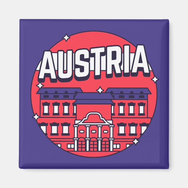 Austria Magnet (Front)