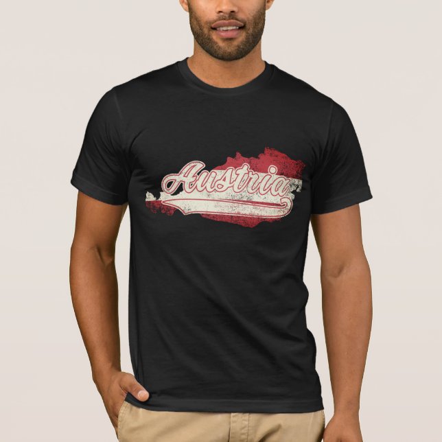 Austria Map T-Shirt (Front)