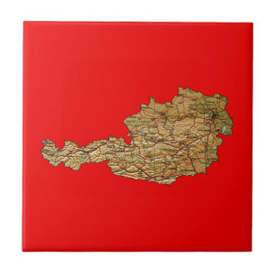 Austria Map Tile