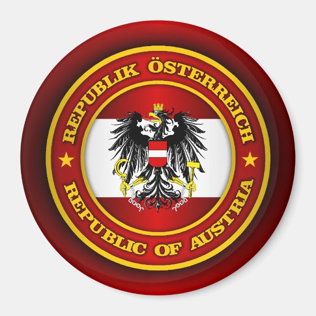 Austria Medallion Magnet (Front)