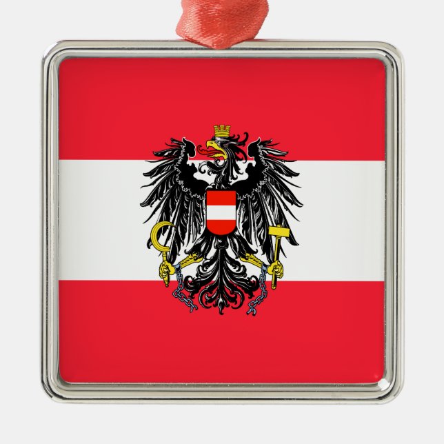 Austria Metal Ornament (Front)
