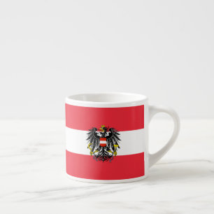 Austria National Flag Delightful Patriotic Espresso Cup