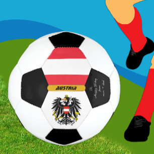 Austria Personalized, Flag, Photo Soccer Ball