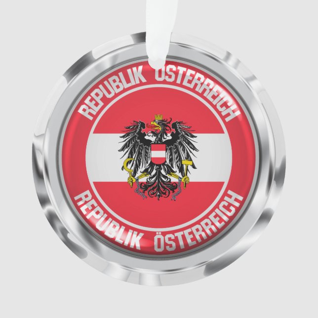 Austria Round Emblem Ornament (Front)