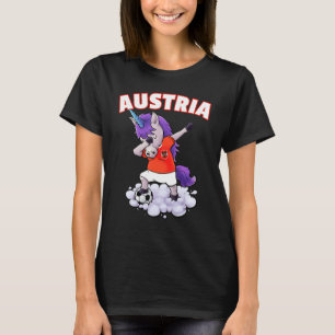 Austria Soccer Dabbing Austrian Football Österreic T-Shirt