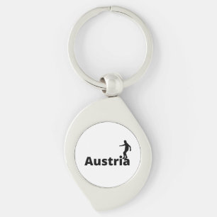 Austria soccer keychain