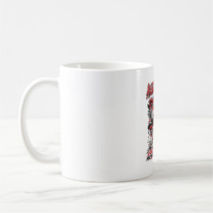Austria Soccer Skeleton Striker Nations Poster Sty Coffee Mug