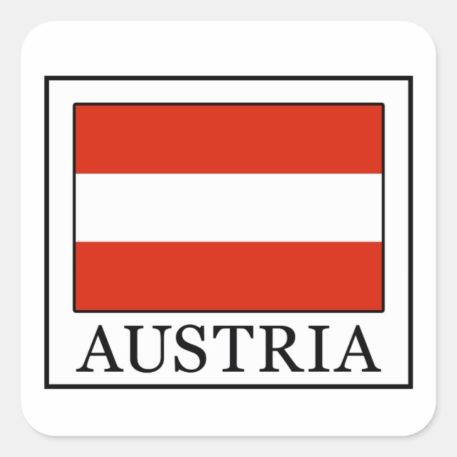 Austria Square Sticker (Front)