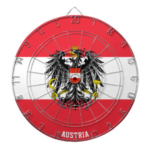 "Austria Strikes!" Patriotic Dart Board