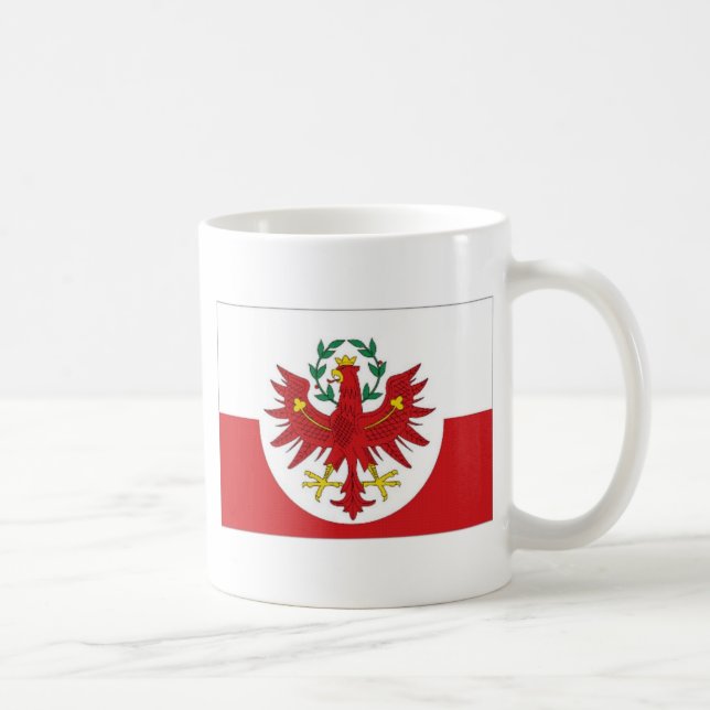 Austria Tyrol Flag Coffee Mug (Right)