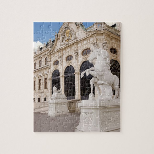Austria, Vienna, Belvedere Palaces, Upper Jigsaw Puzzle (Vertical)
