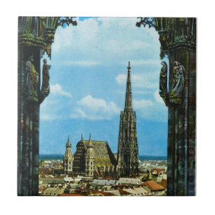 Austria, Vienna, St Stephen's Cathedral Tile