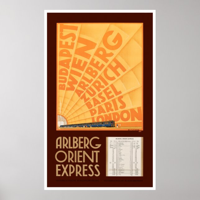 Austria Vintage Travel Poster Restored (Front)