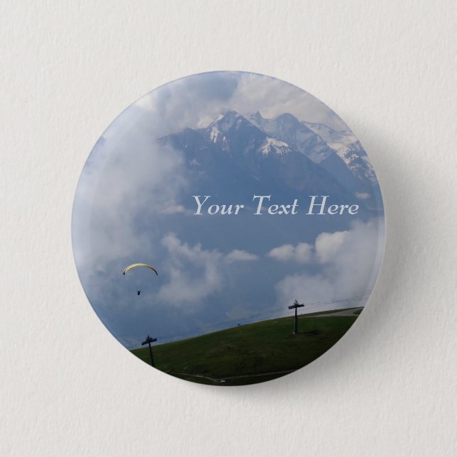 Austrian Alps custom button (Front)