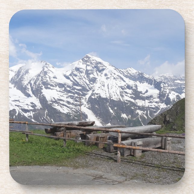 Austrian Alps custom coasters (Front)