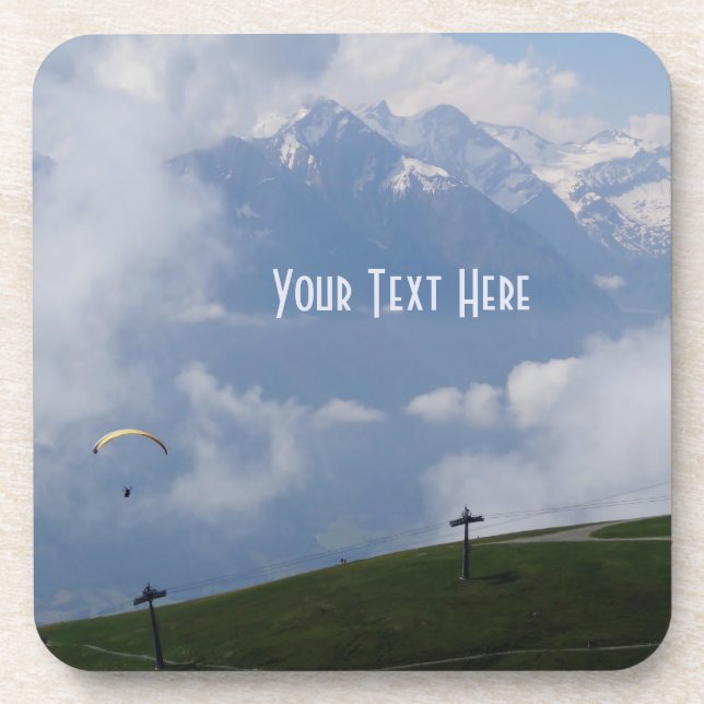Austrian Alps custom coasters (Front)