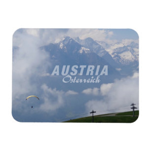 Austrian Alps custom magnet