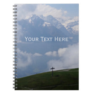 Austrian Alps custom notebook