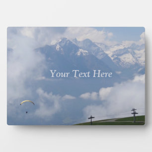 Austrian Alps custom plaque
