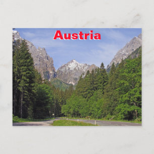 Austrian Alps Postcard