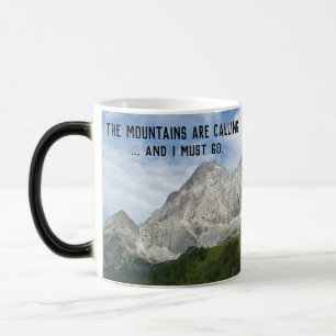 Austrian Alps With Quote Magic Mug