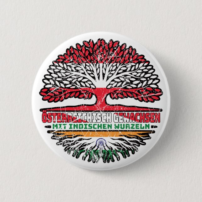 Austrian Baum in Indian 2 Inch Round Button (Front)