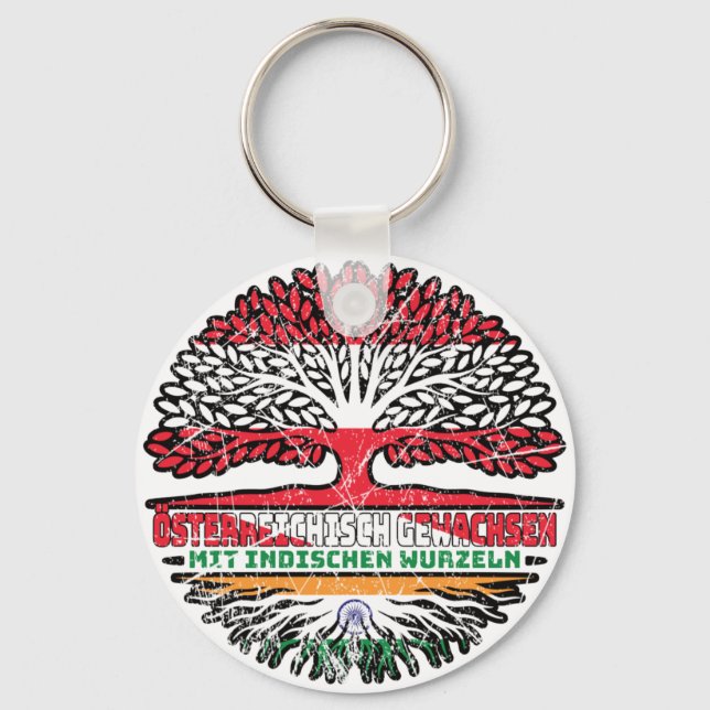 Austrian Baum in Indian Keychain (Front)