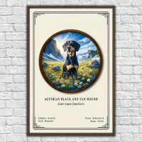 Austrian Black and Tan Hound Zoology Series