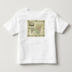 Austrian Circle of the Holy Roman Empire Map Toddler T-shirt