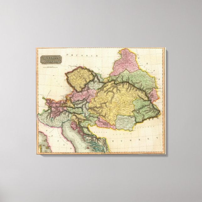 Austrian Dominions Canvas Print (Front)