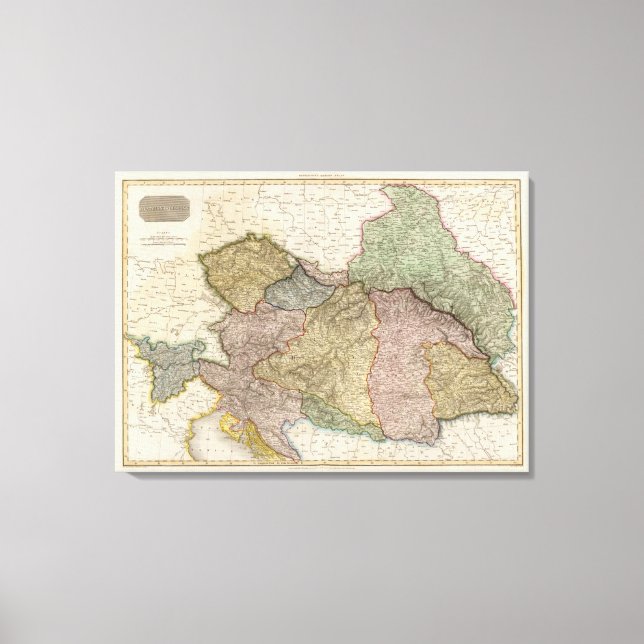 Austrian Dominions Canvas Print (Front)