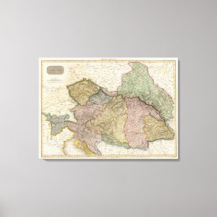 Austrian Dominions Canvas Print