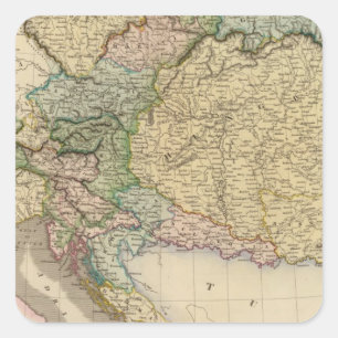 Austrian dominions square sticker