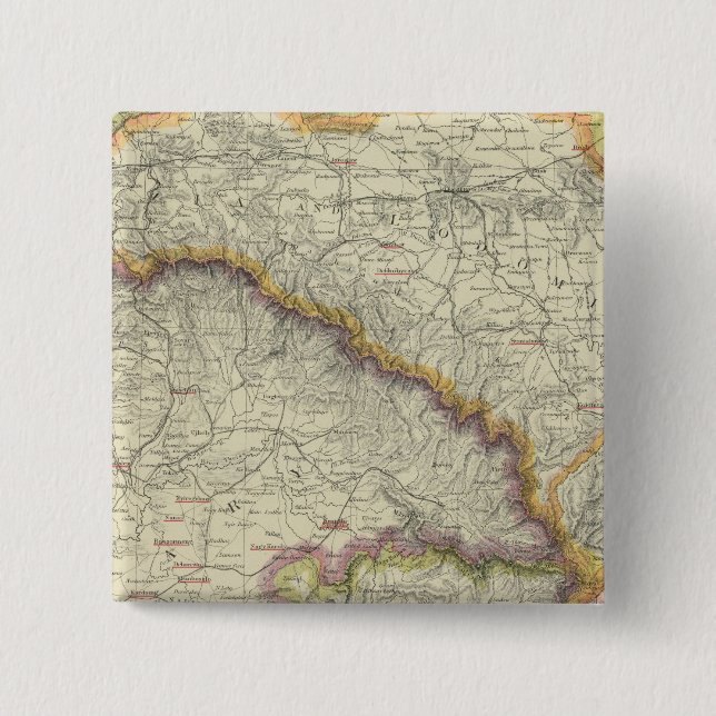 Austrian Empire 3 2 Inch Square Button (Front)