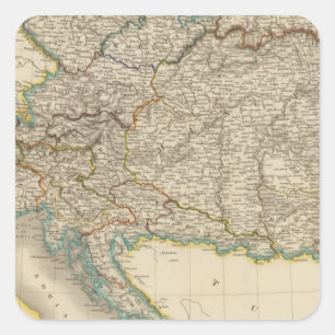 Austrian Empire 6 Square Sticker