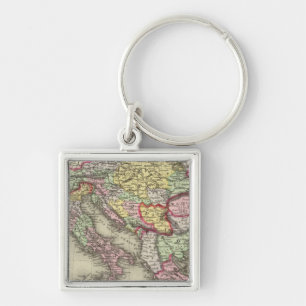 Austrian Empire, Italy, Turkey in Europe, Greece Keychain