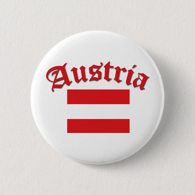 Austrian Flag 2 Inch Round Button (Front)