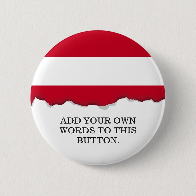 Austrian Flag 2 Inch Round Button (Front)