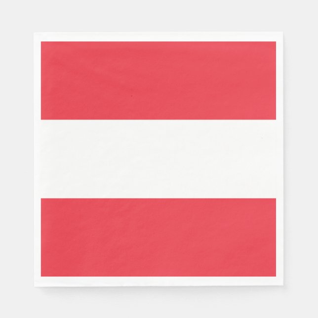 Austrian Flag (Austria) Napkin (Front)