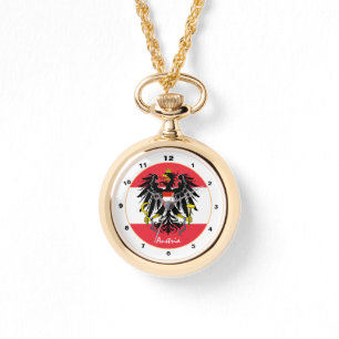 Austrian Flag, Eagle & Austria fashion /design Watch