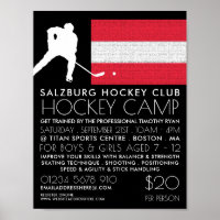 Austrian Flag, Hockey Player, Camp Advertising