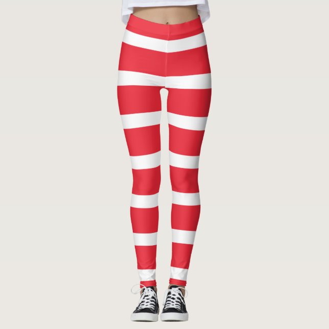 Austrian flag leggings (Front)