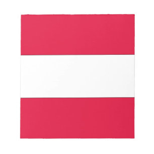 Austrian Flag Notepad