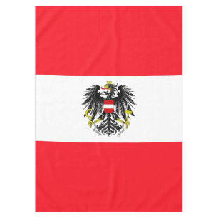 Austrian flag tablecloth